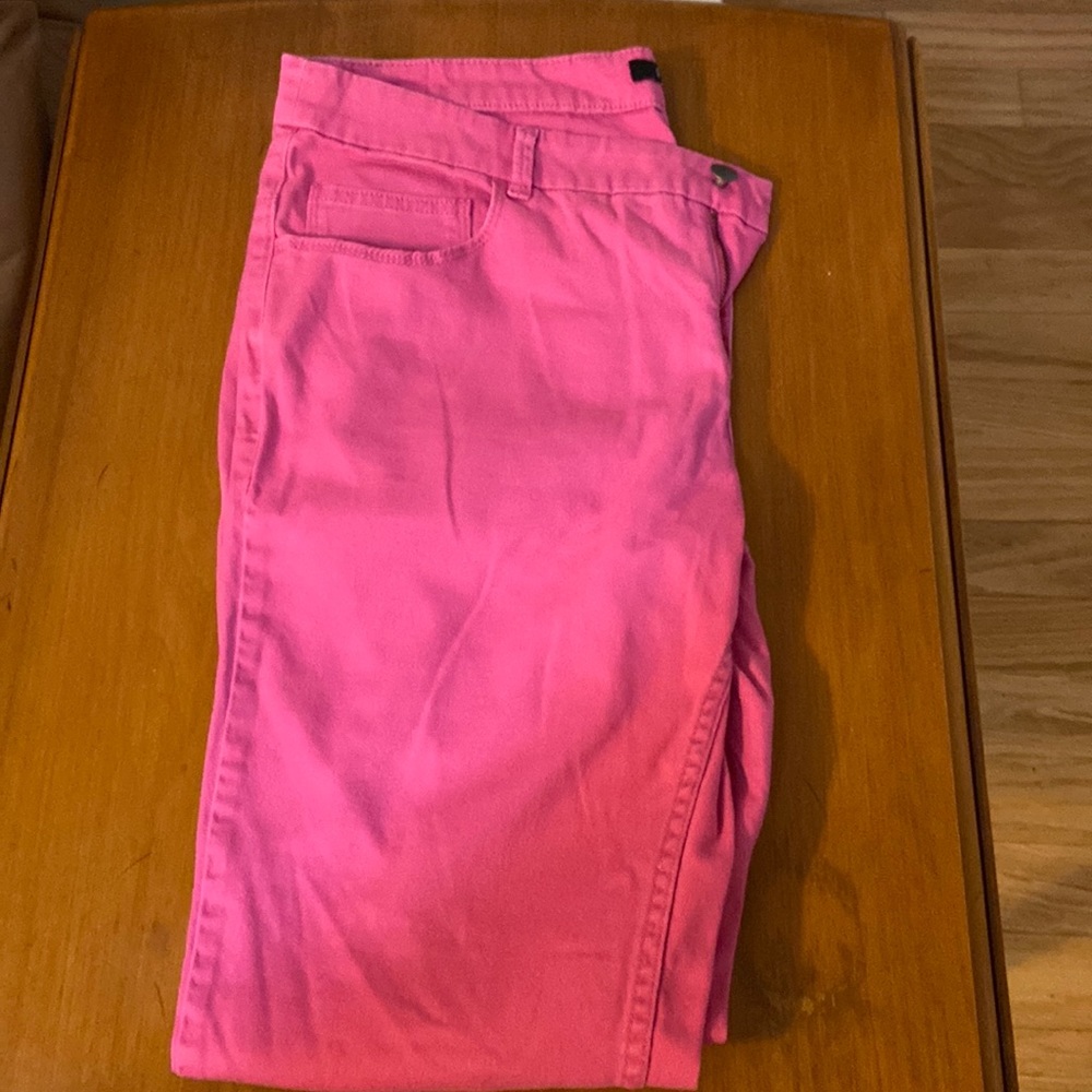 Forever 21 pink jeans